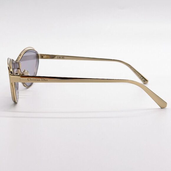 NEW DIOR SUNGLASSES, WOMEN DIOR FILDIOR M1U B0A4 SILVER GOLD METAL EYEWEAR - Picture 6 of 12